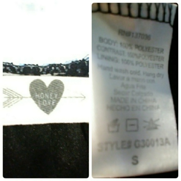 Honey Love Women Black Floral Baby Doll Tank Dress - Picture 8 of 8